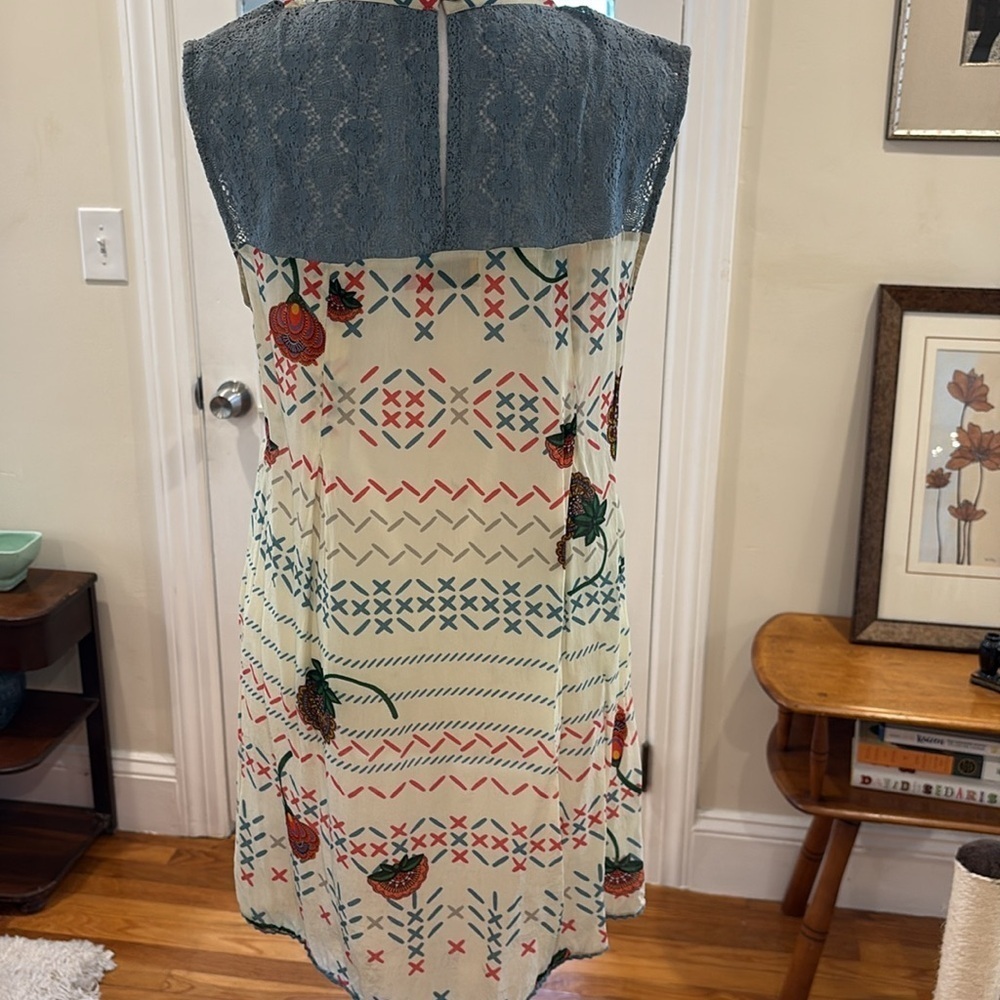 Benares sleeveless patterned top. Size S - Picture 7 of 8